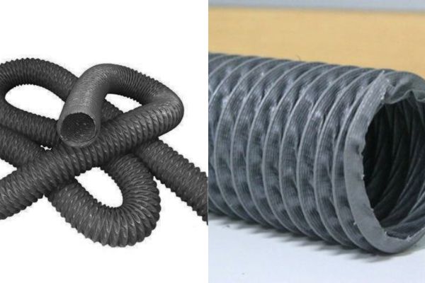 Grey PVC Fabric Hose